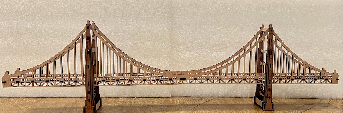 Wooden Golden Gate Bridge