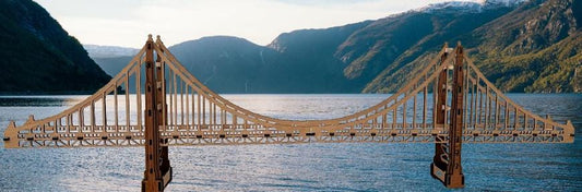 Wooden Golden Gate Bridge